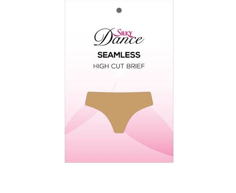 Silky Dance Adult Seamless High Cut Brief Dark Nude On Pointe Dancewear Offering The Best