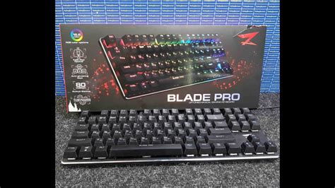 Клавиатура проводная ZET GAMING Blade PRO - YouTube
