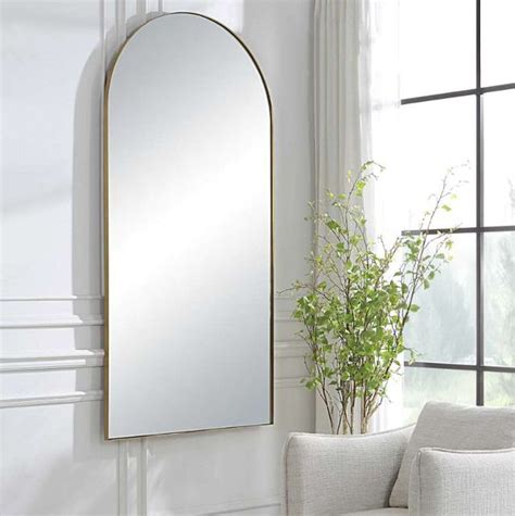 Uttermost® Crosley Antique Brass Arch Mirror Bob Mills Furniture