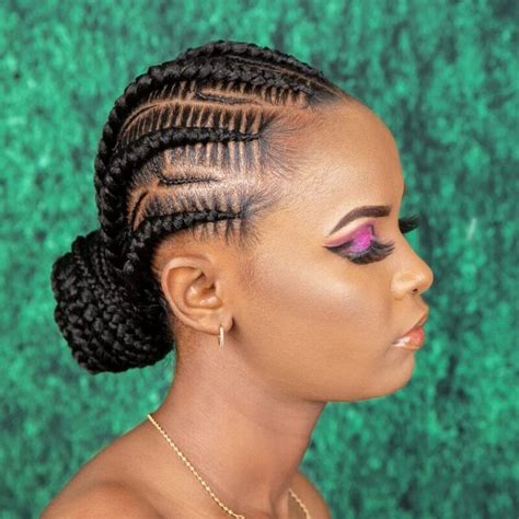 Tiny Ghana Weaving Shuku Styles Trendy African Hairstyles