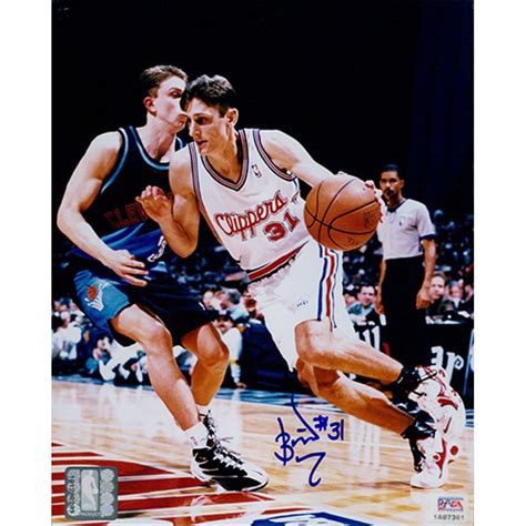 Brent Barry Signed 8x10 Photo PSA Authenticated