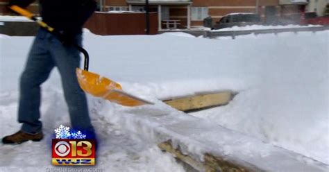 Tips To Stay Safe While Shoveling Snow Cbs Baltimore