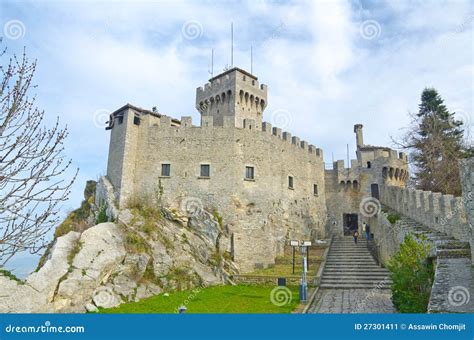 Castle Of San Marino Stock Image Image Of European Italian 27301411