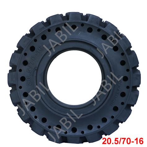 Solid Rubber Wheel Tyre Solid Tyres Tubeless For Forklift