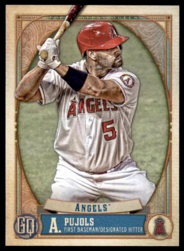 Topps Gypsy Queen Albert Pujols For Sale Online Ebay