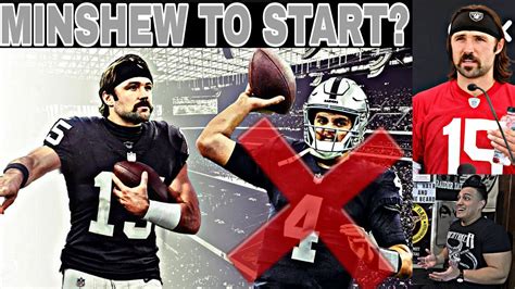 Gardner Minshew Starting COMPLETE BREAKDOWN Raiders QB Competition