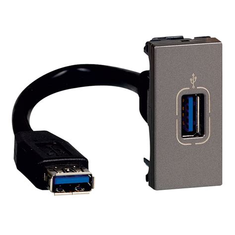 Arteor USB Female 2 0 Socket Preterminated With A 15 Cm Cord 1