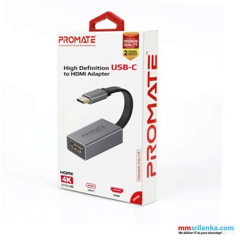 Promate High Definition Usb C To Hdmi Adapter