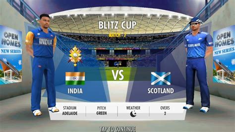 WCC3 Blitz Cup Match 7 India Won By 1 Run IND Vs SCO 2 2 Overs