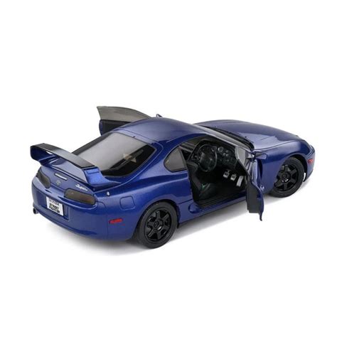 Solido Toyota Supra Mk4 A80 Streetfighter Dark Blue 1993 1 18 Scale