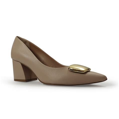 Scarpin Vestige Nude Bico Fino Vestige Sapatos Roupas Bolsas E Acess Rios