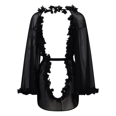 Belle Et Bonbon Black Bisoux Babydoll Belle Et Bonbon Exquisite Handmade Luxury Lingerie