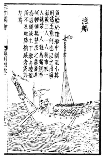 thuyen chien trieu nguyen qua mo ta trong sach hai quoc  chi dien