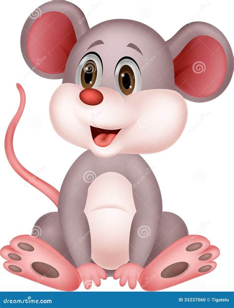 Cute Mouse Cartoon Stock Vector Illustration Of Baby 33237060