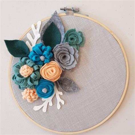 Felt Flowers Embroidery Hoop Class Warrington | Events | ClassBento