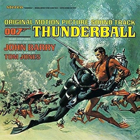 Vintage James Bond 007 Thunderball Movie Soundtrack LP Record - Etsy