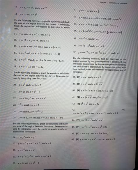 Solved For the following exercises, determine the area of | Chegg.com 