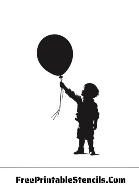 Free Printable Balloon Stencils And Silhouettes Free Printable Stencils