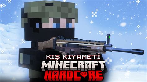Hardcore Minecraft KIŞ KIYAMETİNDE Hayatta Kalmak Zorlaşıyor Bölüm