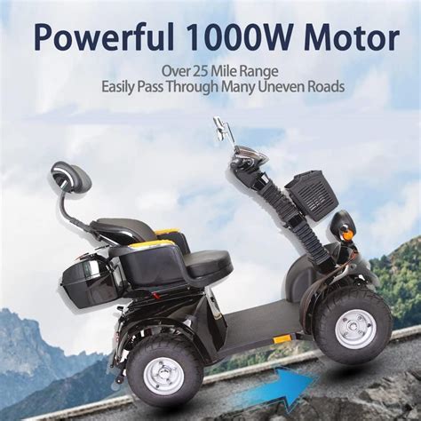 Luxury Heavy Duty Mobility Scooter Review 500lbs Capacity 4 Wheels