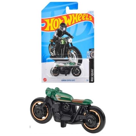 飛行屋 全新品 Hot Wheels 風火輪小汽車 合金車 本田 HONDA CB CAFE摩托車 蝦皮購物