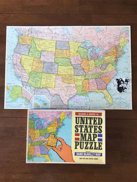 USA Map Puzzle United States Puzzle United States Map | Etsy | Map ...