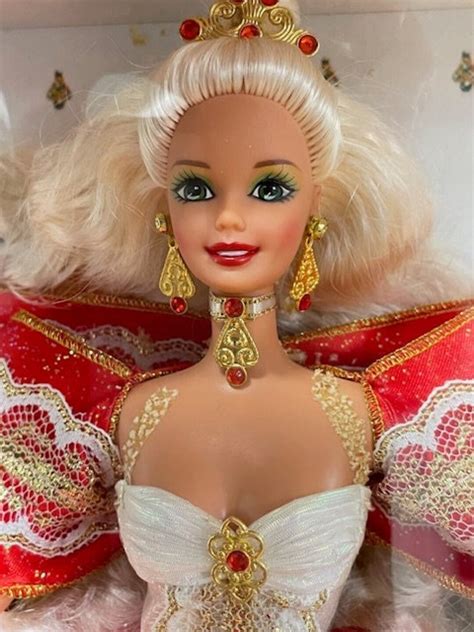 Happy Holidays Special Edition Barbie With Blonde Hair Etsy