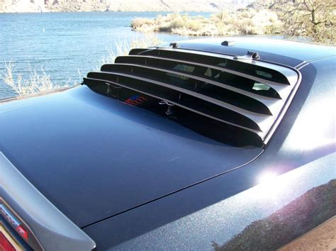 Dodge Challenger Aluminum Rear Window Louvers