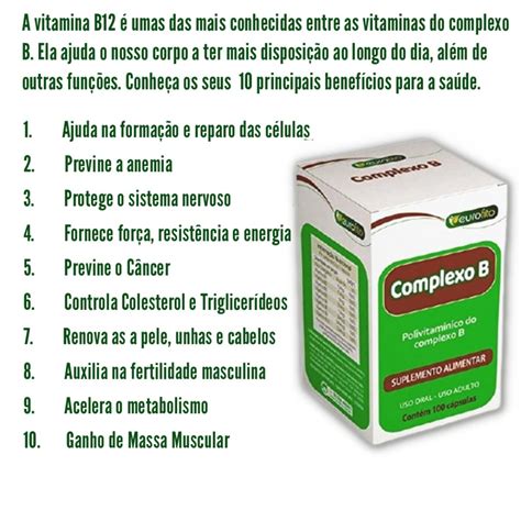 Complexo B Concentrado B12 100 cápsulas Eurofito Submarino