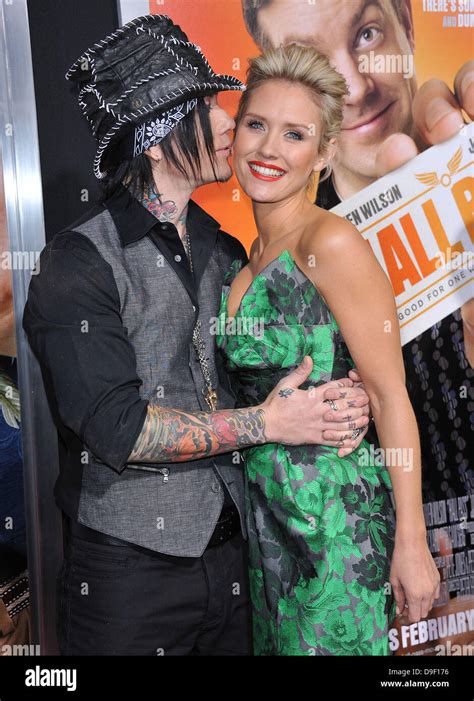 Nicky Whelan And Dj Ashba Los Angeles Premiere Of Warner Bros Pictures