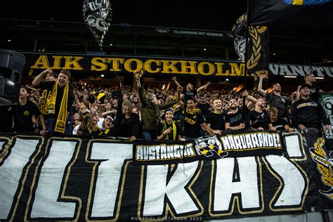 220728 AIK FC Vorskla Poltava 220728 AIK Supportrar Efte Flickr