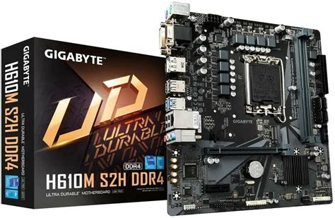 Kit Carte mère H610M S2H DDR4 Processeur Intel Core i7 12700 F