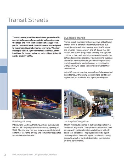 Nacto Urban Street Design Guide