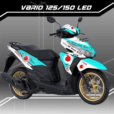 Jual STIKER DEKAL STIKER DECAL STICKER FULL BODY VARIO 125 150 LED KODE