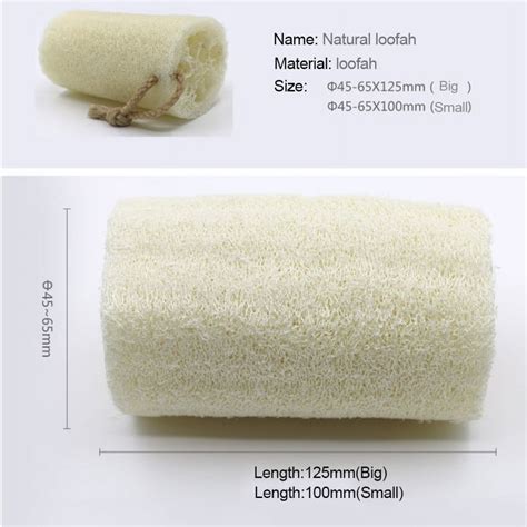 100 Natural Egyptian Organic Loofah Bath Sponge Body Scrubber