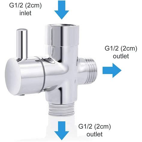 Umsteller Ventil G In Weg Messing Umsteller Ventil T Adapter