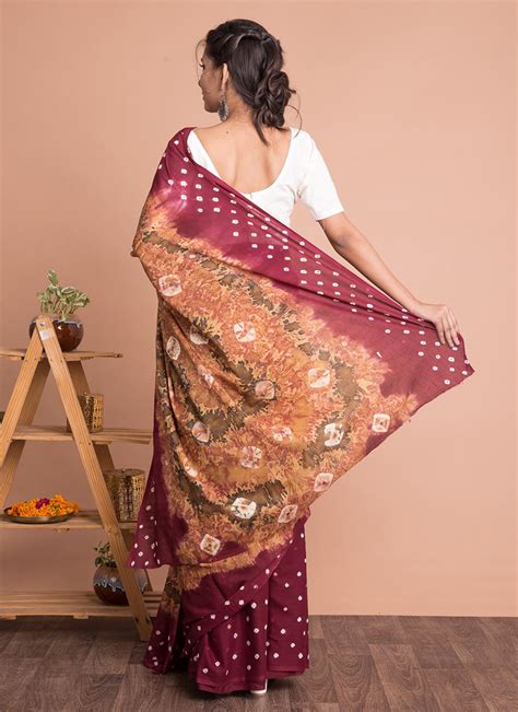 Buy Bandhej Sarees Online Shop Latest Indian Bandhej Sarees At Best Price