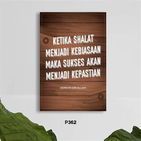 Jual Hiasan Dinding Quotes Islami Pajangan Kamar Wall Decor Poster