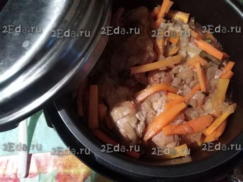 Жаркое из курицы с картошкой в мультиварке - пошаговый фоторецепт