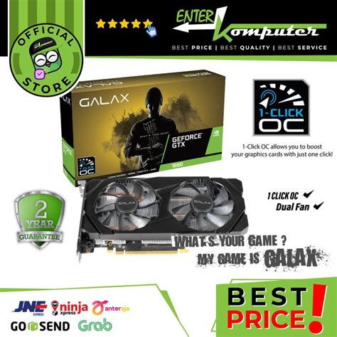 Galax Geforce Gtx Gb Gddr Click Oc Dual Fan Garansi