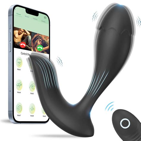 Amazon Prostate Massager Sex Toys Anal Plug Vibrating Butt Plug Anal Vibrator APP Remote