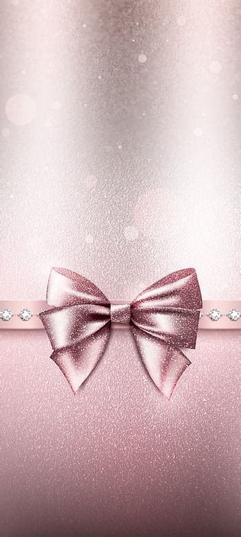 Pink Bow Background