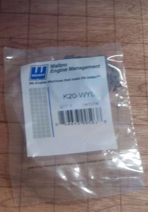 K20 WYL OEM GENUINE WALBRO CARBURETOR REPAIR KIT WYL 199 WYL 198 WYL