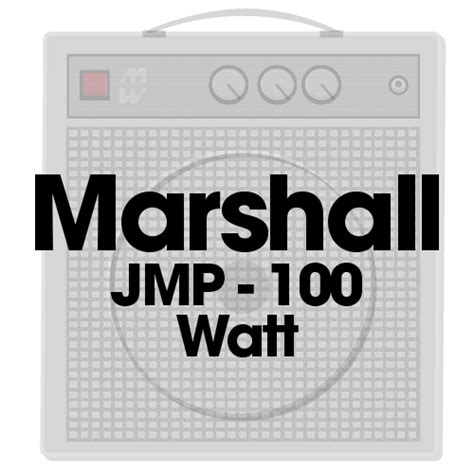 Marshall JMP - 100 Watt* (Guitar Amp Replacement) - Hammond Mfg.