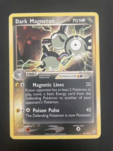 Pok Mon Tcg Dark Magneton Ex Team Rocket Returns Ebay