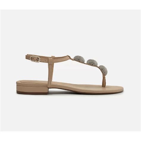 Sandalia Feminina Arezzo Nude Shopee Brasil