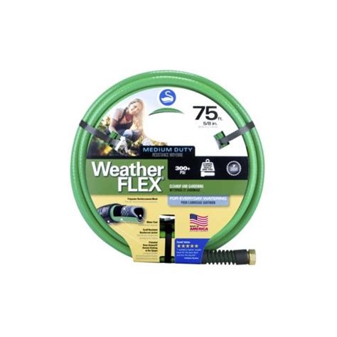 SWAN WEATHER FLEX GARDEN HOSE 5 8 X 75 FEET 1 Each