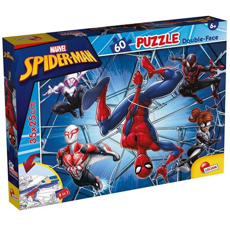 Marvel Spiderman Puzzel Kleurplaat Stukjes Uk Import Puzzle