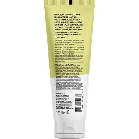 Ionic Blonde Colour Wellness Shampoo Purely Organic