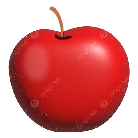 Imagen 3d De Manzana Vector Png Manzana Frutas Rojo Png Y Vector